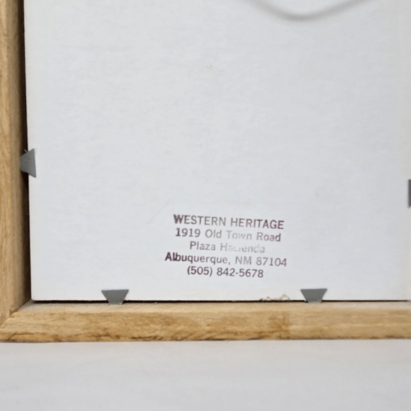 Kachina Doll Board Face By H. Largo Artist Signed In Photo Frame Shadow Oak Box - Picture 10 of 15